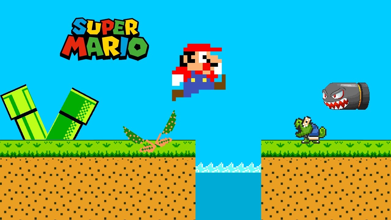 Split Anything ALL Mario Touch | Redbox Mario Level UP
