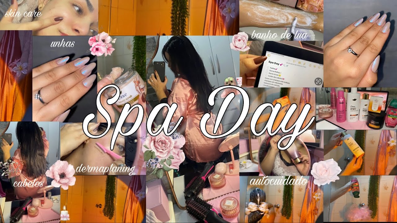 ✨ Spa Day Completo em Casa | Cabelos, Unhas, Skin Care, Banho de Lua + Dermaplaning ✨