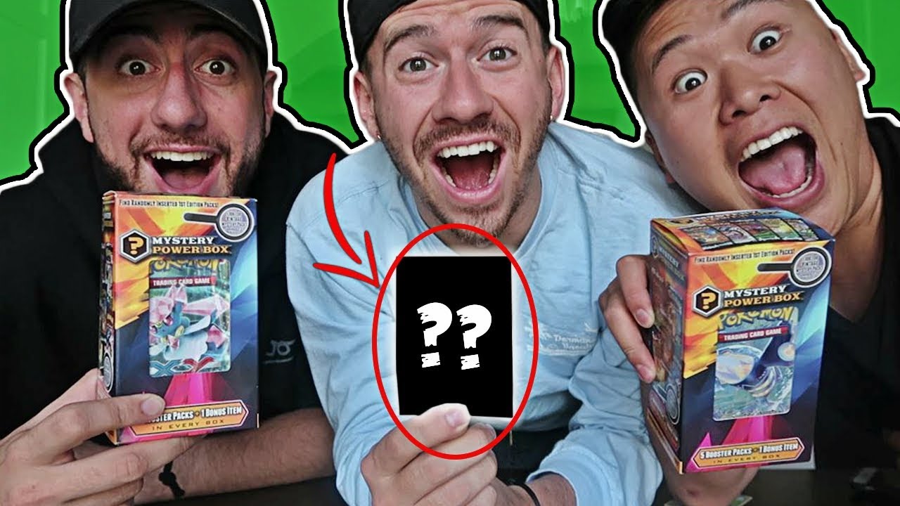 CRAZY POKEMON MYSTERY POWER BOX CHALLENGE W/ DAVIDPARODY AND CHADWITHAJ!