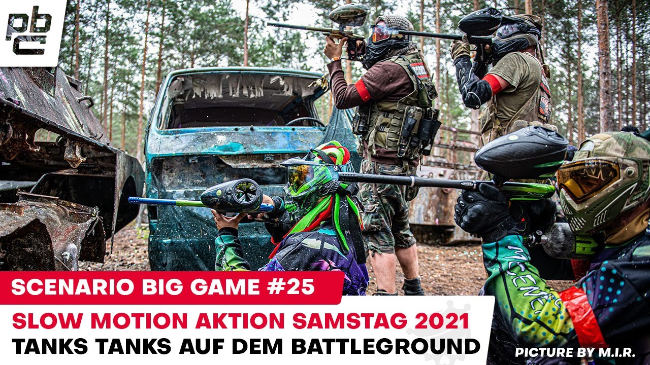 SBG 25 Big Game Paintball SlowMotion 500fps by Kress