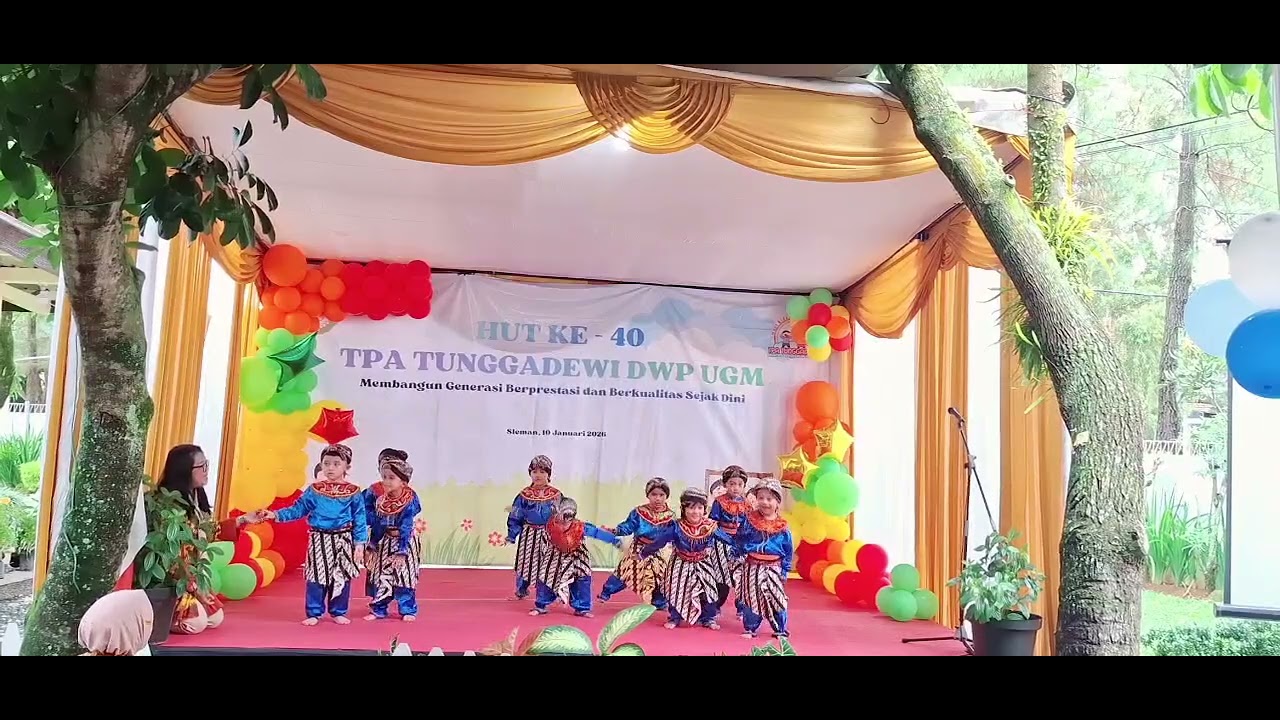 Kelas B1 Tarian Gundul Gundul Pacul di HUT 40 TPA TUNGGADEWI