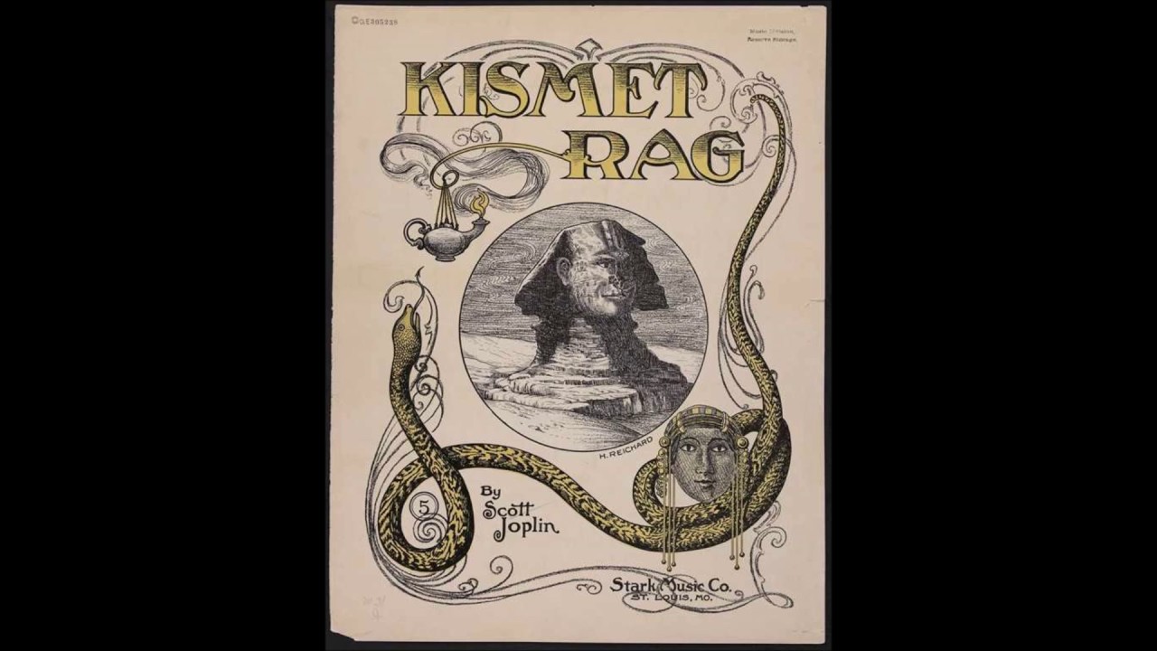 Scott Joplin - Kismet Rag with Scott Hayden (1913)