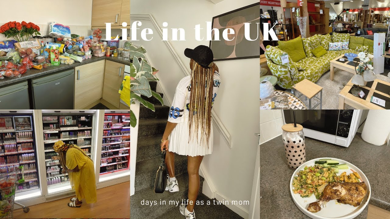 Days in my life in the UK | twin mom diaries | grocery shopping