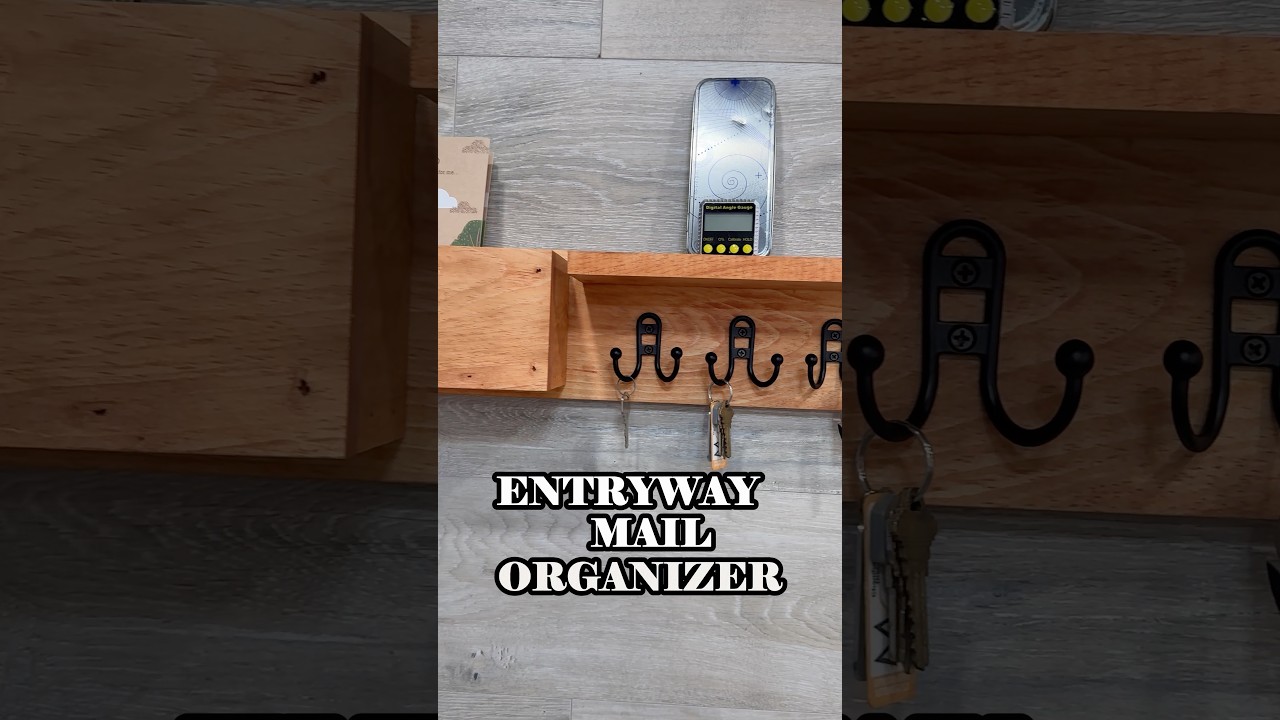 Building A Simple DIY Wooden Mail Organizer That Sells
