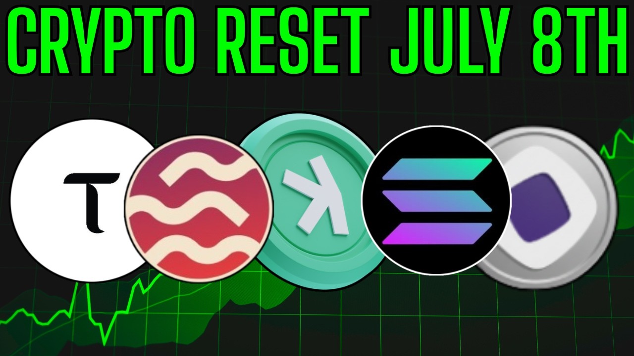 Crypto Market Drop on July 8th 🚨 Best Altcoins After Bitcoin Drops💎Kaspa, TAO,  MONAD