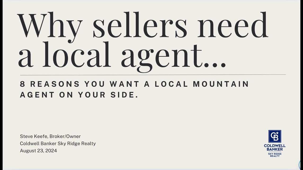 9 Reasons Homesellers Should Use a Local Agent