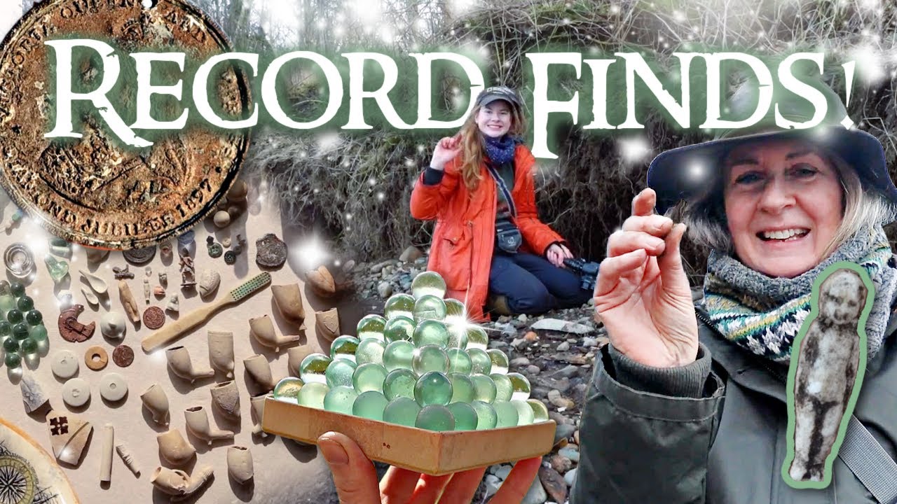 RECORD-BREAKING Mudlarking Haul! Plentiful Finds From the Riverbank!