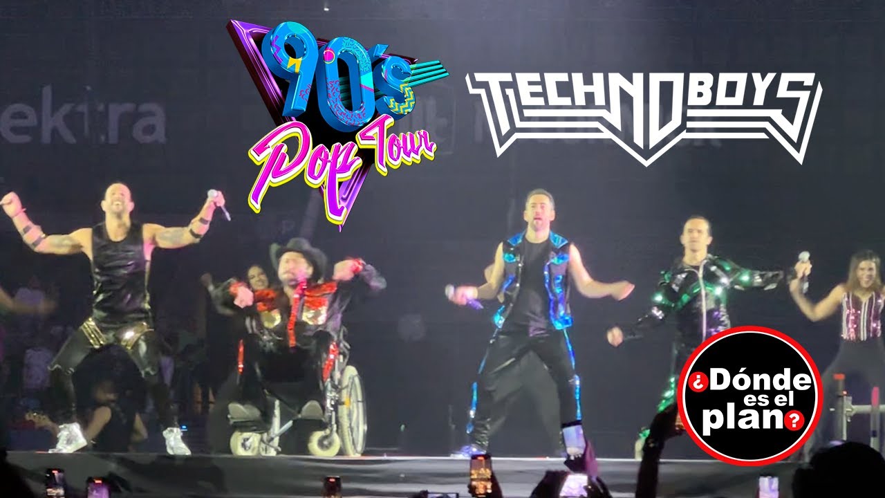 TechnoBoys en el 90´s Pop Tour en la Arena CDMX | Amor Robótico