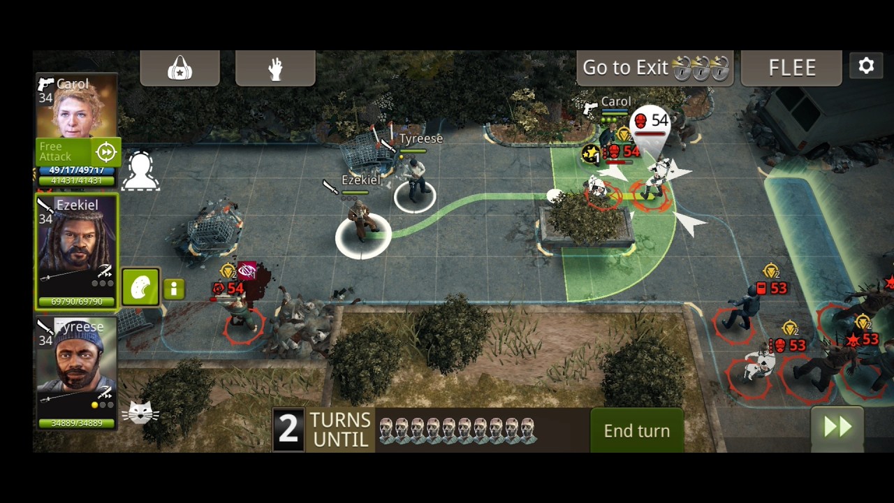 Dodging the Dead round 87 TWD NML （死者を振り切れ）_Quickdraw Carol