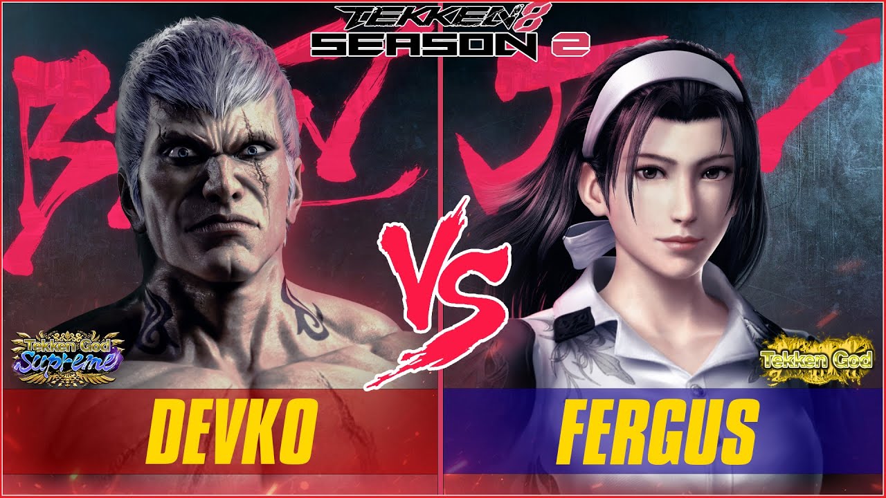 TEKKEN 8 SEASON 2 💥DEVKO (BRYAN) VS FERGUS (JUN)💥 | TEKKEN 8 RANKED MATCHES