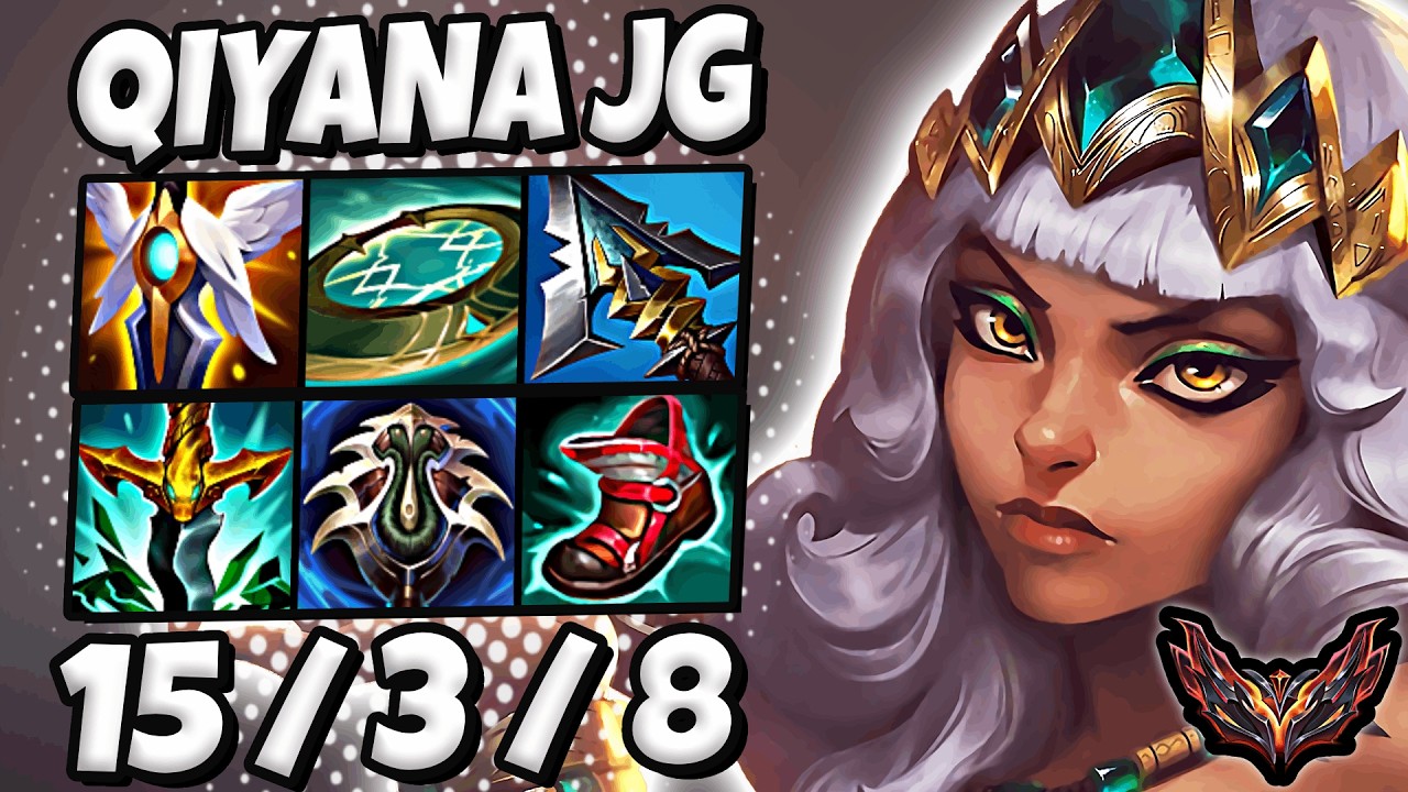 Qiyana vs Hecarim [ Jungle ] Lol Korea Grandmaster Patch 26.4 ✅