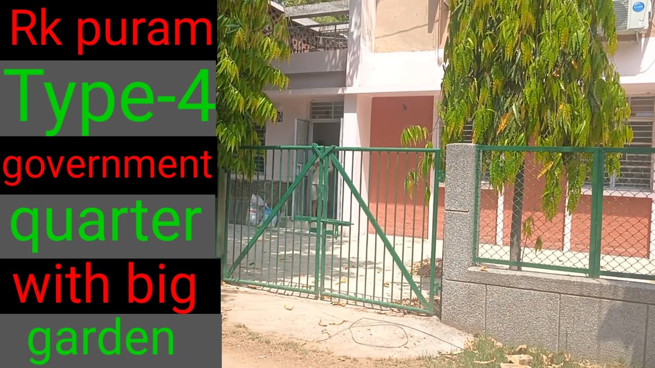 rk puram type 4 quarters | delhi central government quarters | rk puram government quarters |