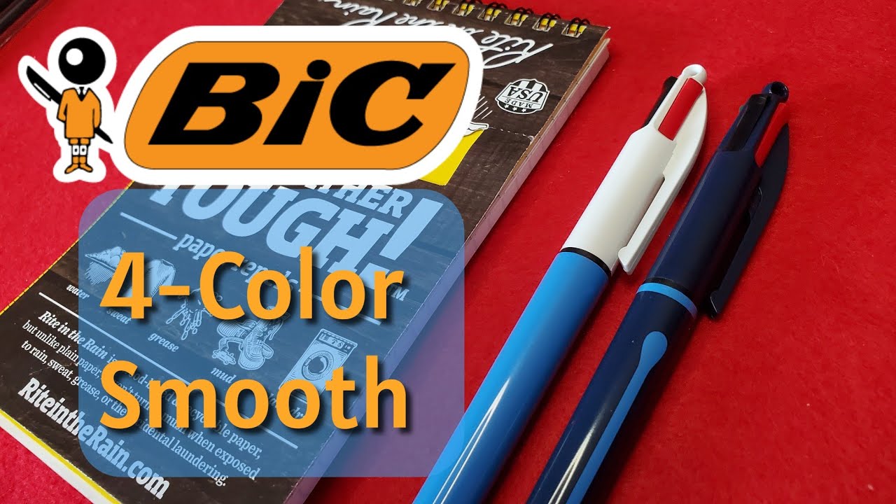 Сравнение Bic 4-Color Smooth и Standard