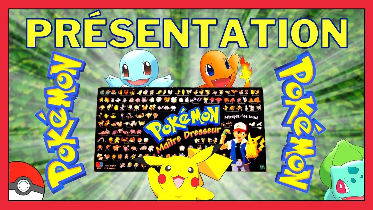 présentation POKEMON maître dresseur