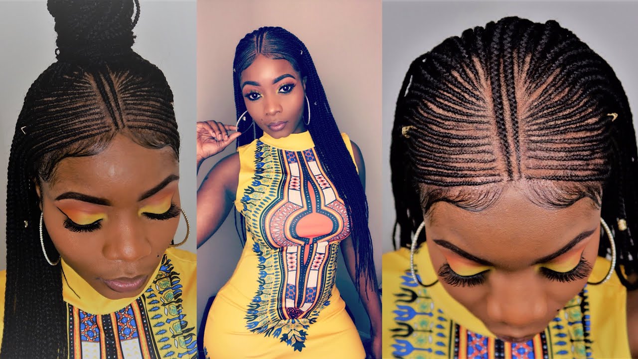 5-МИНУТНЫЕ КОСИЧКИ | Обзор парика Sensationnel FULANI Braid | Реалистичные косы