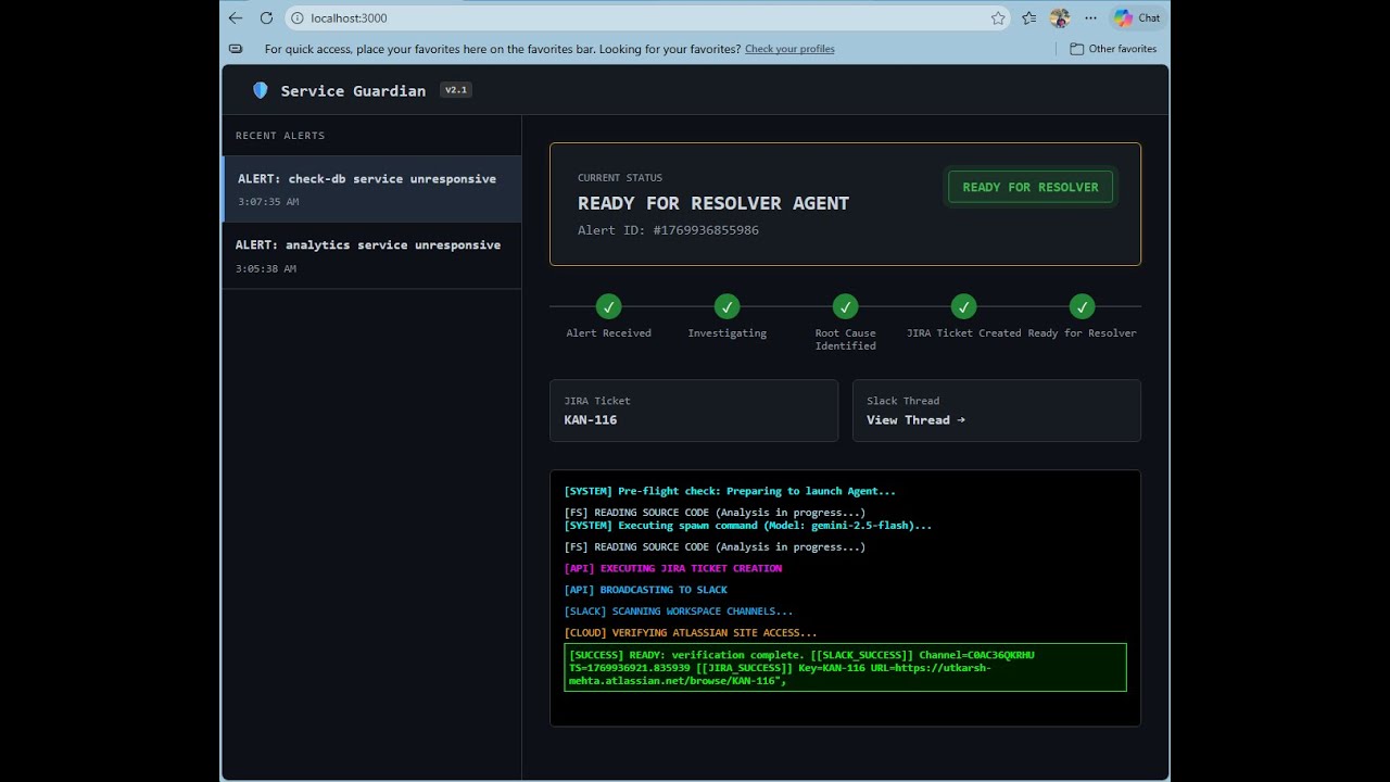 Building a Service Guardian: Autonomous Error Resolution with Gemini 2.5 & MCP