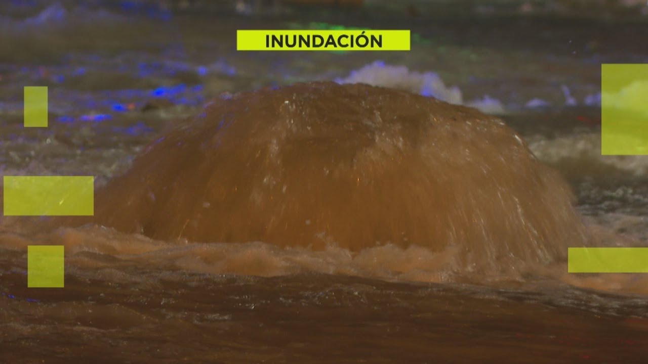La rotura de una tubería del Canal inunda la M-30 y obliga a cortes y desvíos en Arganzuela
