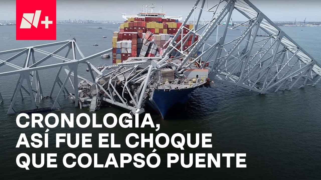 Así colapsó el puente Francis Scott Key en Baltimore - En Punto