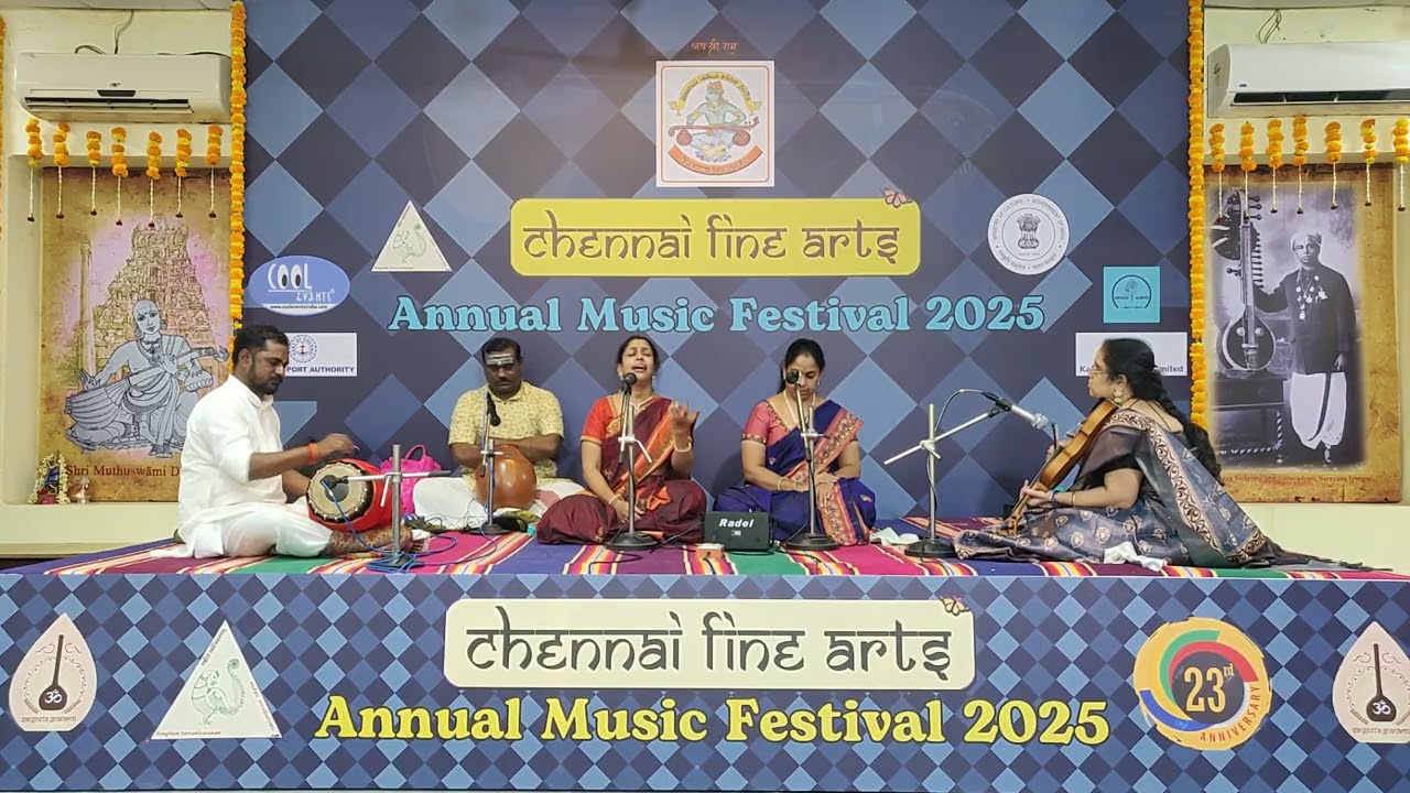 Chennai fine arts 2025 Vocal Duet concert