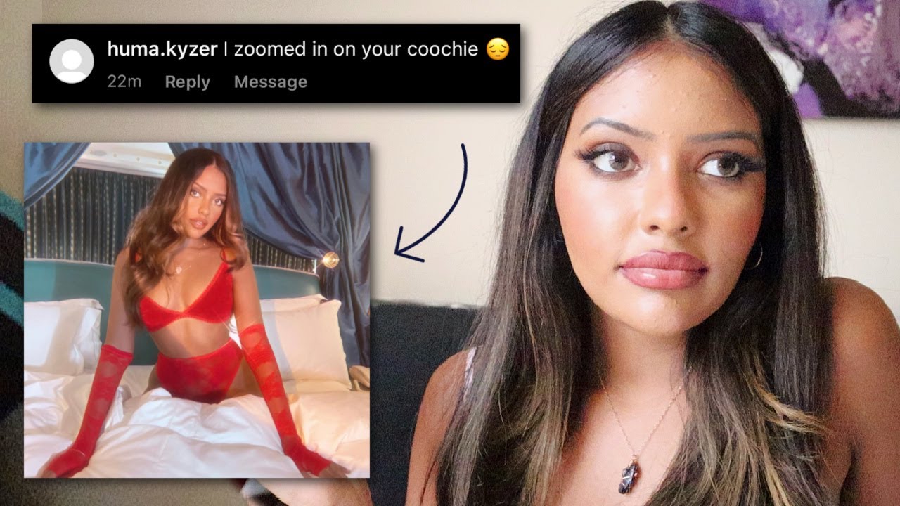 reading comments angry aunties left under my lingerie pics.