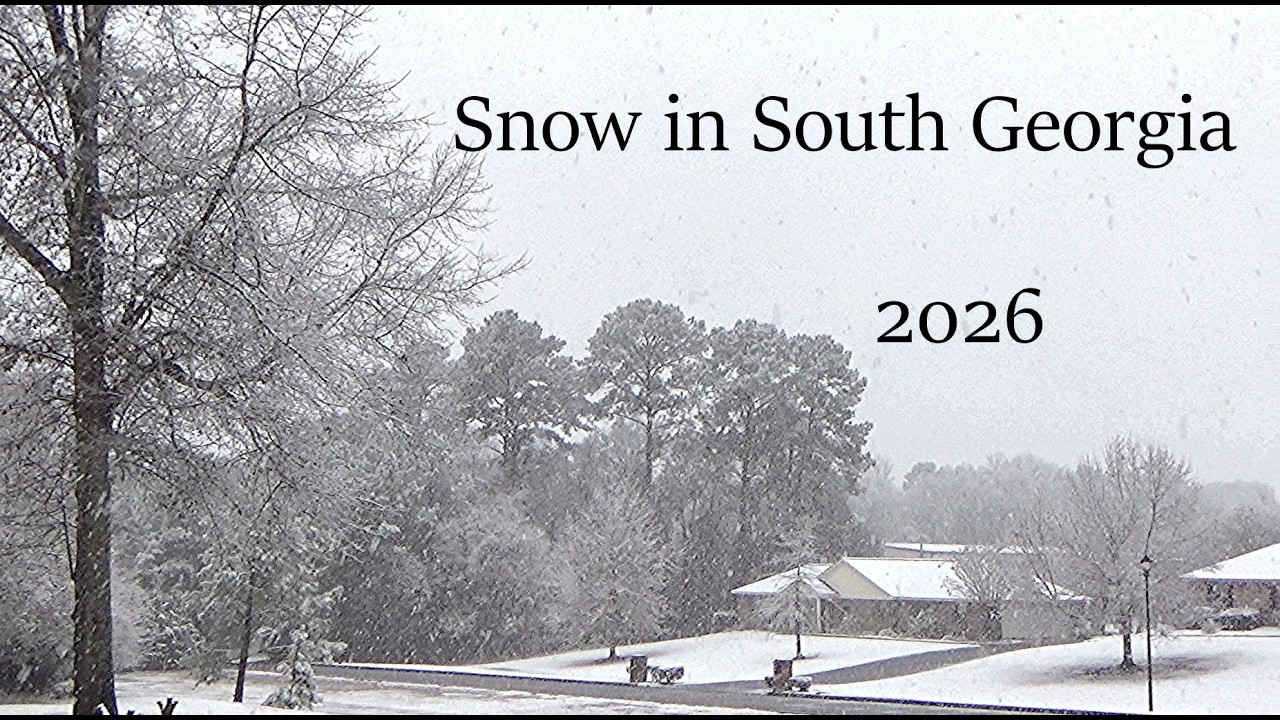 Snow in South Georgia January 2026