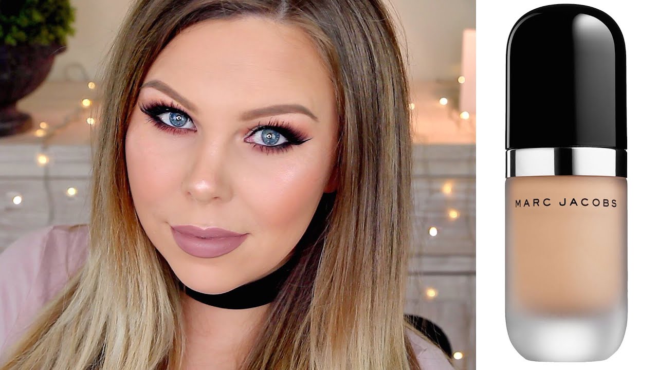 NEW HOLY GRAIL FOUNDATION FOR OILY SKIN?! Marc Jacobs Re(marc)able First Impressions