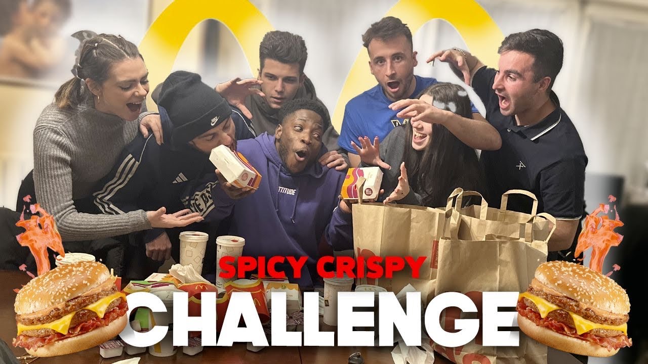 🌶️SPICY CRISPY MCBACON CHALLENGE!! Il PANINO PIÙ PICCANTE DEL McDonald’s🔥w/PirlasV