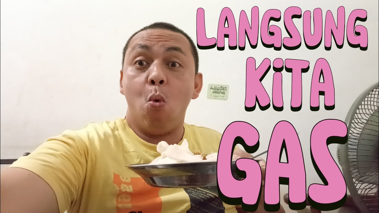 Langsung kita gas, nasi goreng ayam. 