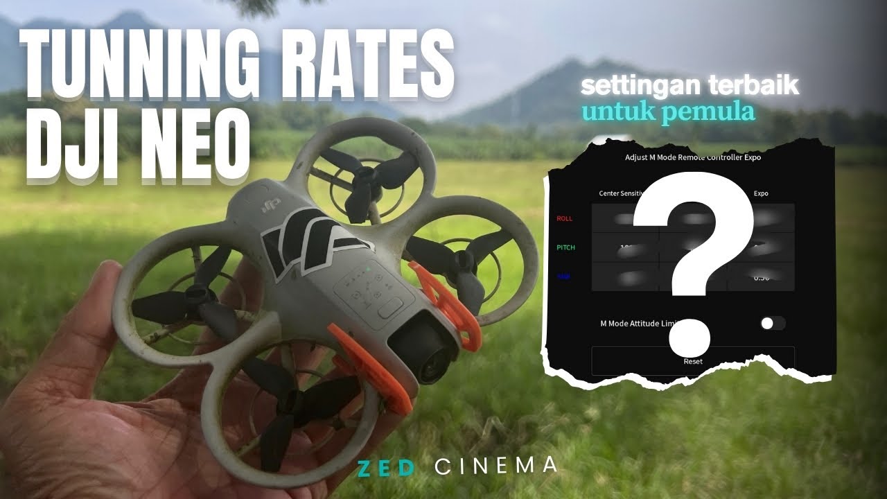 Tunning rates‼️‼️ ‼️SETTINGAN UNTUK PEMULA #djineo #djiflip #dji #fpv #fpvdrone