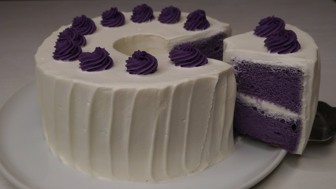 Ube Chiffon Cake