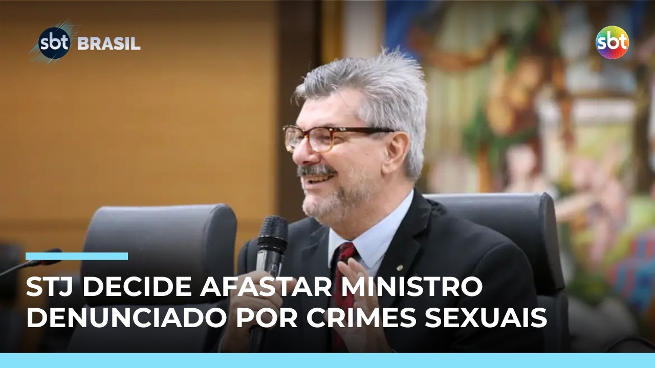 STJ afasta ministro Marco Buzzi após denúncias de crimes sexuais | #SBTBrasil