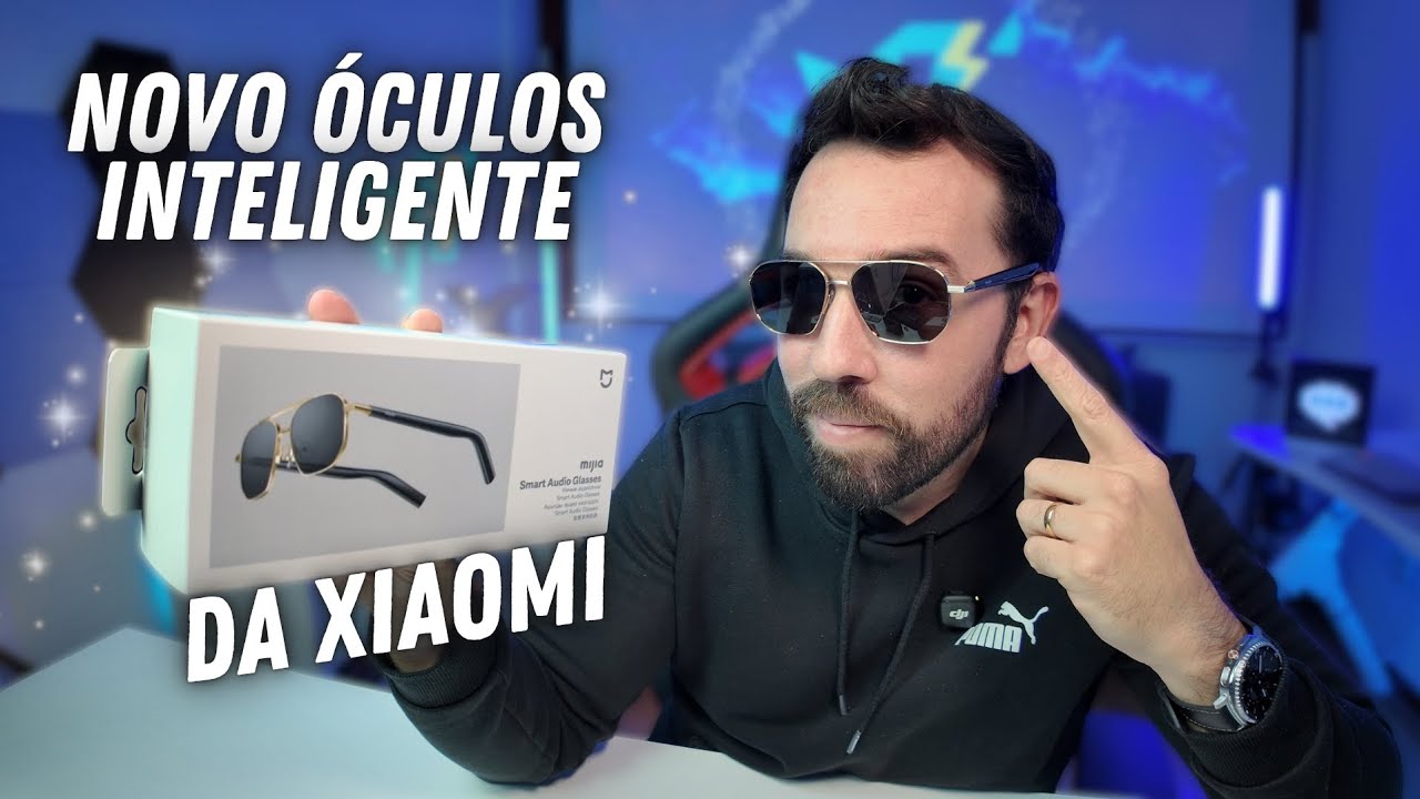 NOVO MIJIA SMART AUDIO GLASSES - ÓCULOS INTELIGENTE LINDÃO DA XIAOMI