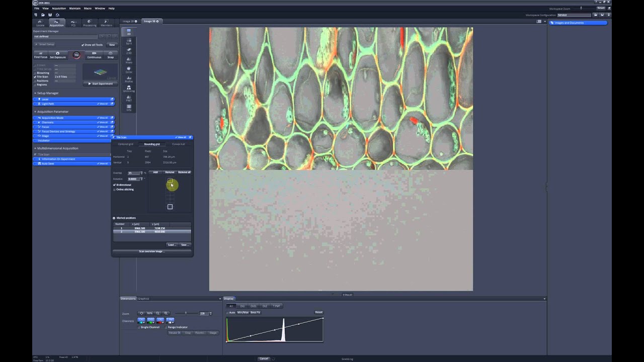 8. Tile scan