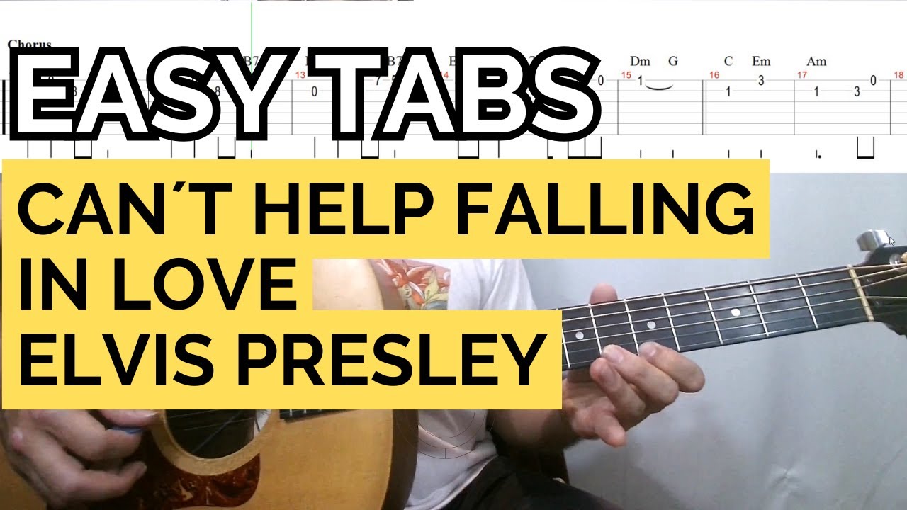 Can´t Help Falling In Love With You - EASY TABS - Melody