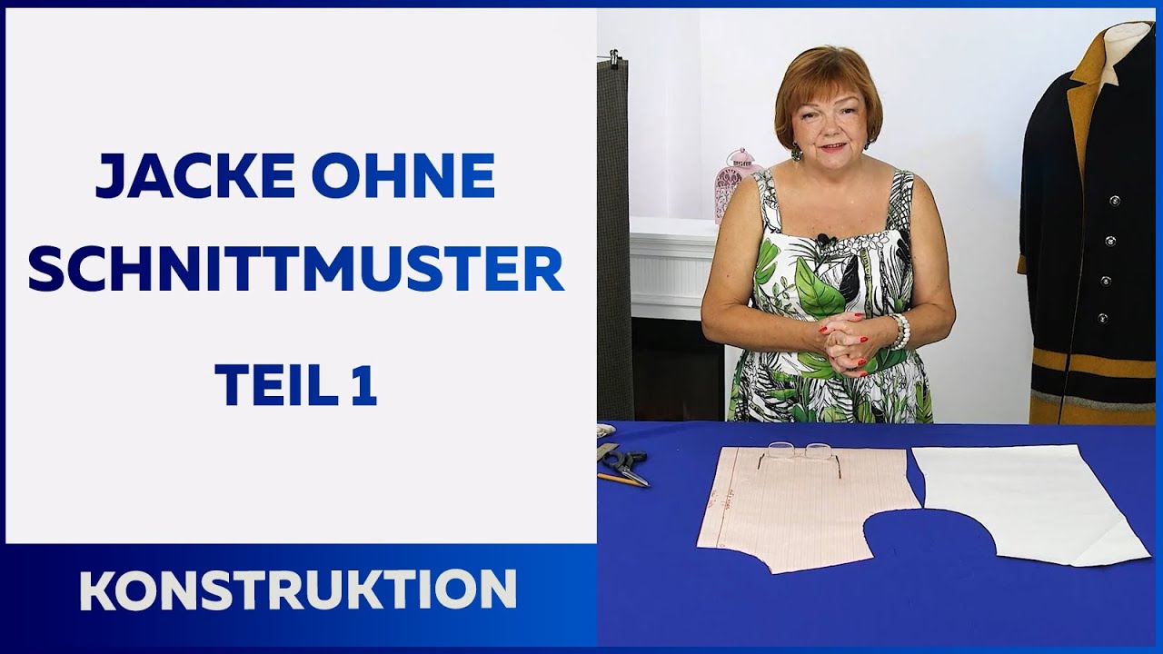 Eine Jacke ohne Schnittmuster nähen. Teil 1. Konstruktion des Vorder- und des Rückenteils.(Archiv)