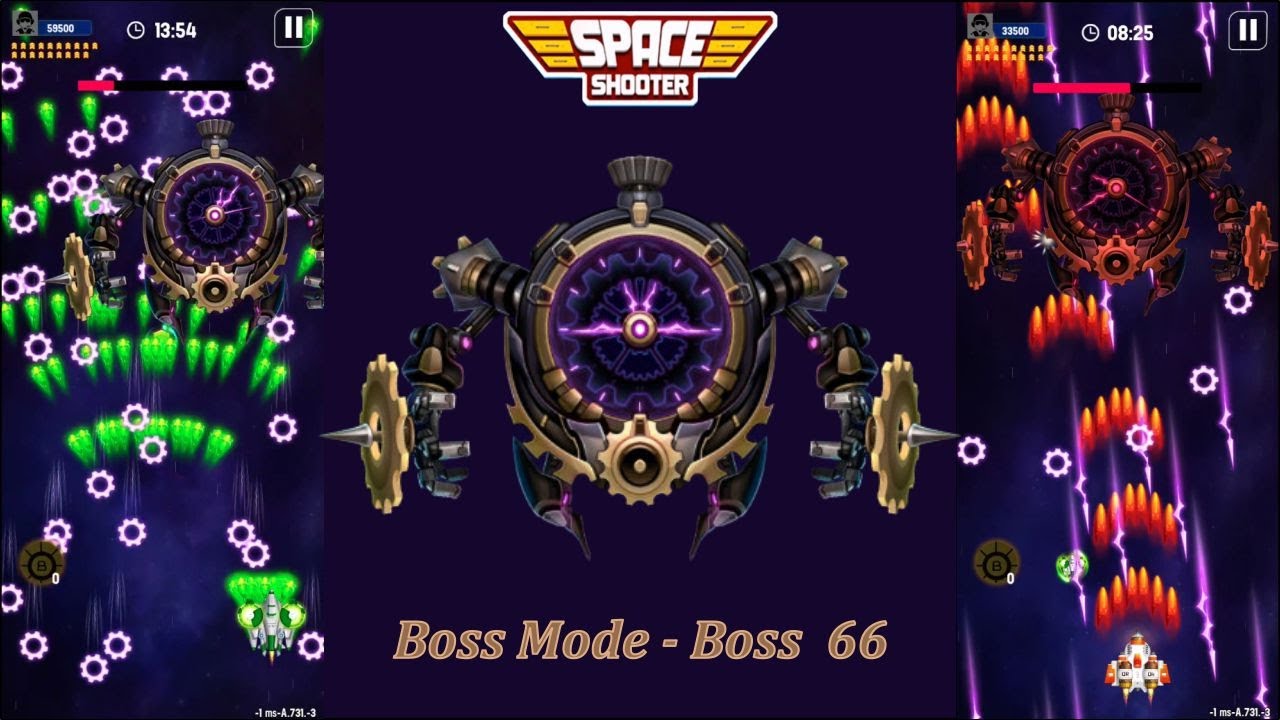 Galaxy Attack: Space Shooter | Boss Mode | New Boss 66 Boss Review | By Apache Gamers