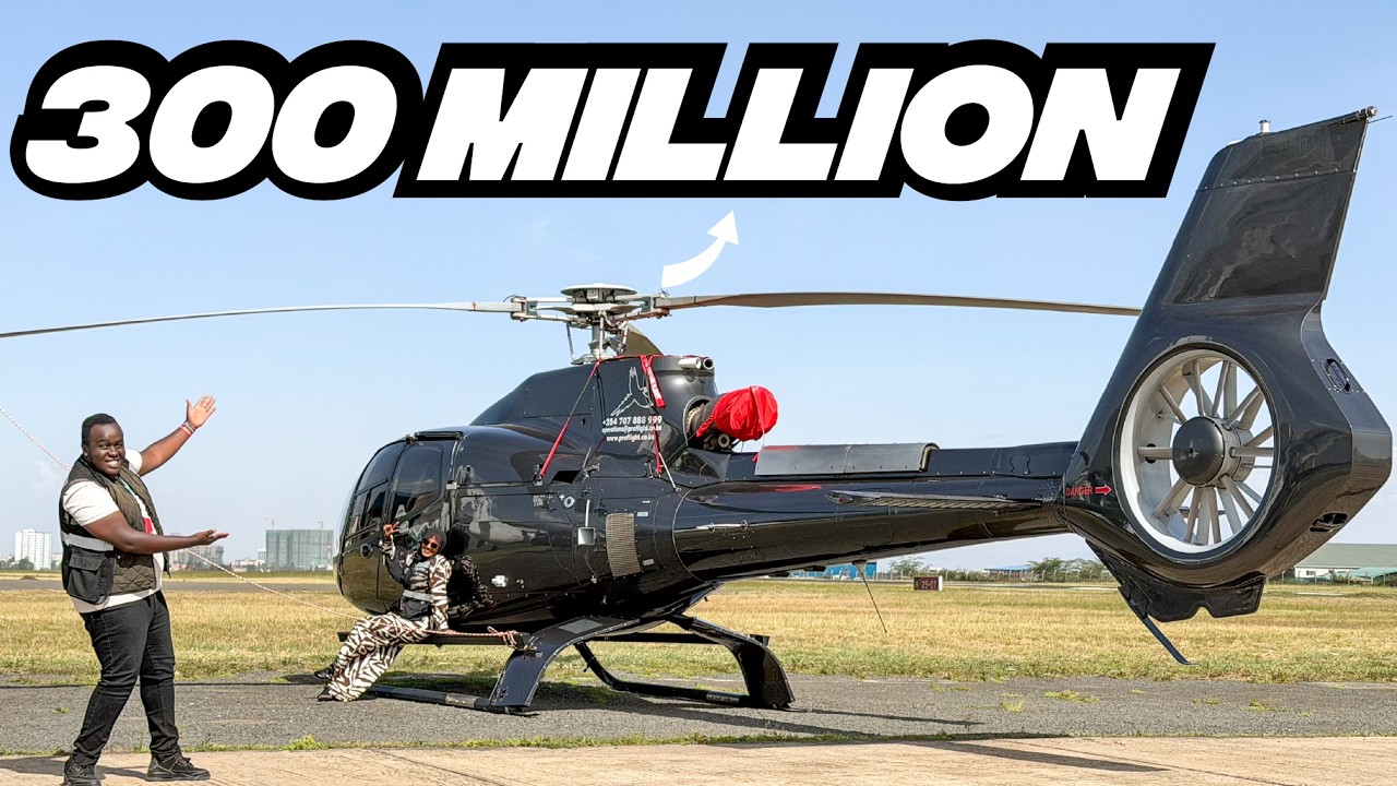 Inside a 300 MILLION KSH Helicopter In Kenya !!!