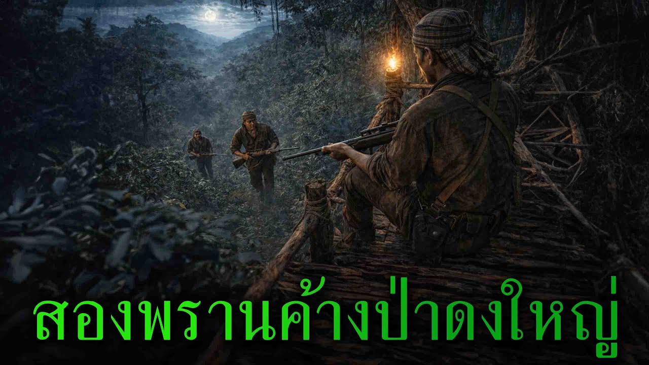 (ตอนเดียวจบ) สองพรานค้างป่าดงใหญ่ l เรื่องเล่ารอบกองไฟ