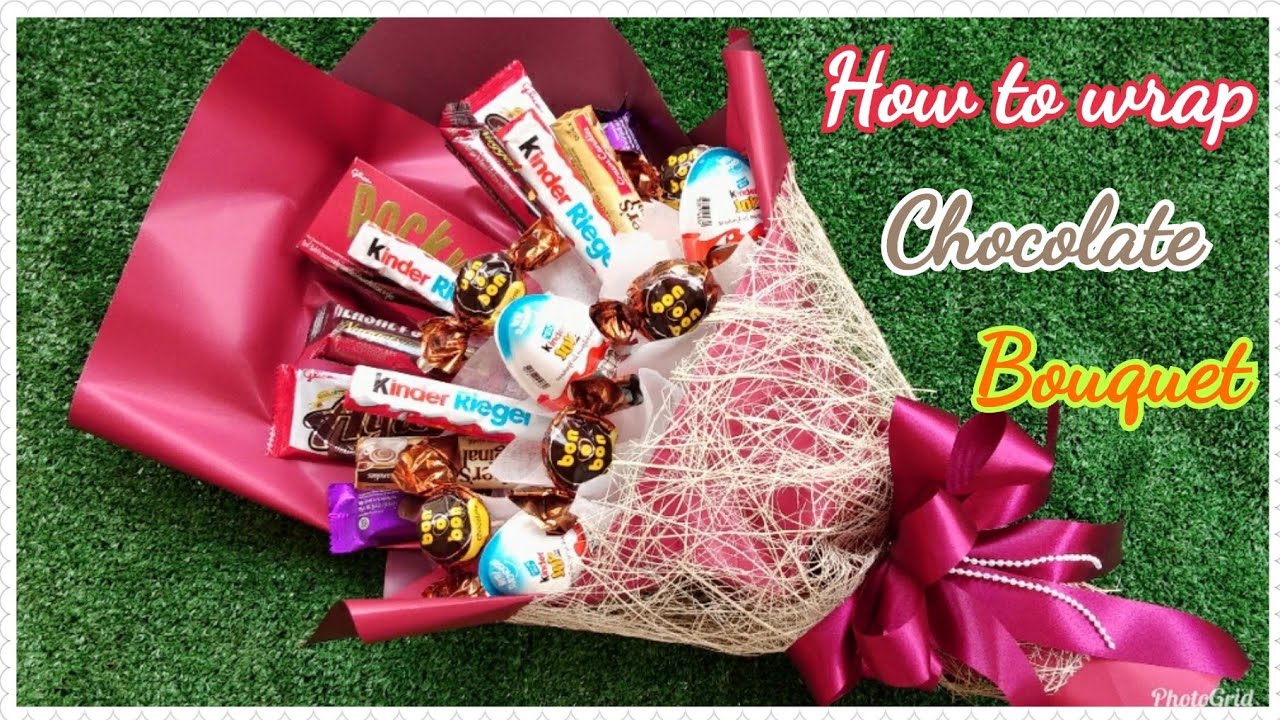 How To Wrap  Bouquet of Mixed Chocolate / วิธีห่อช่อช็อคโกแลต