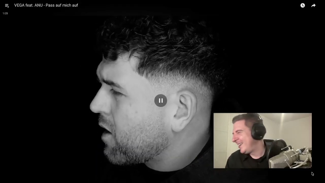 SEHR EMOTIONAL 🥲! marvbossi REAGIERT: VEGA feat. ANU - Pass auf mich auf | REAKTION/REACTION