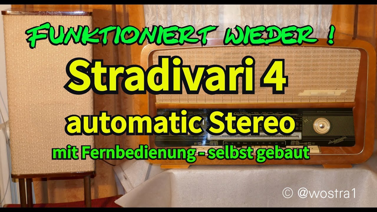 Stradivari 4 Automatic Stereo Reparatur