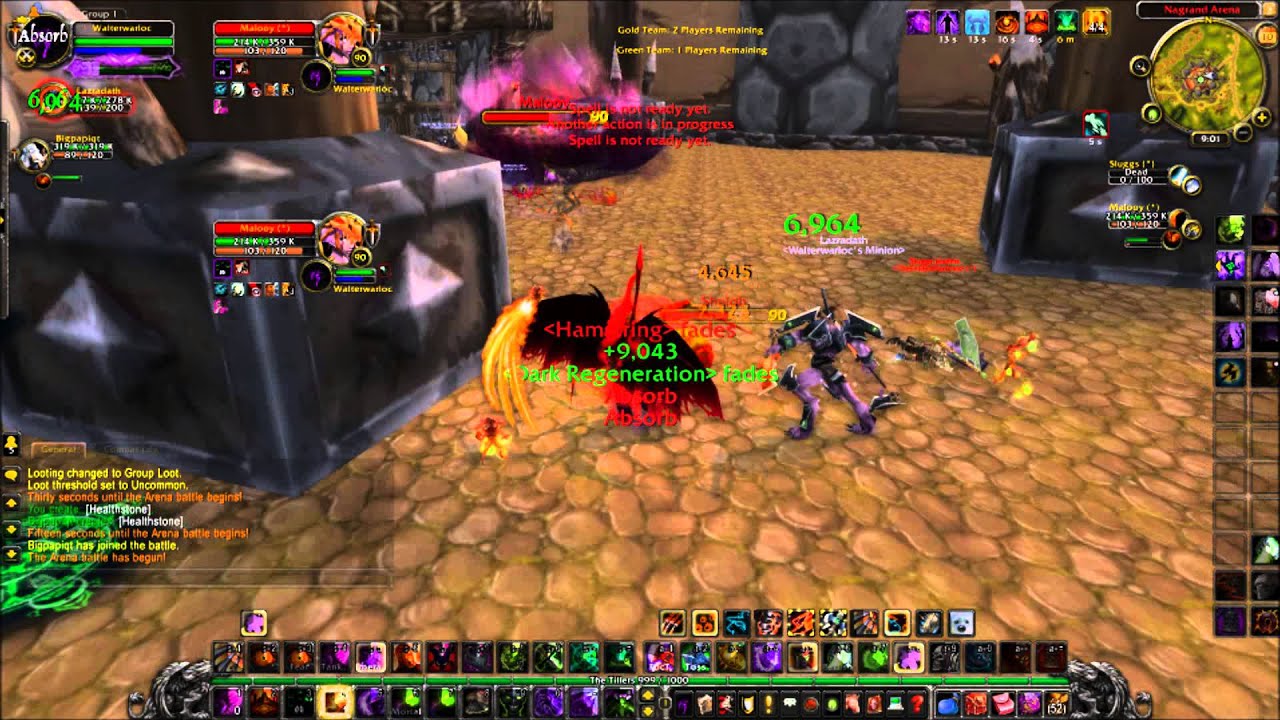 5.1 2v2 Arenas Demonology Lock/BM hunter