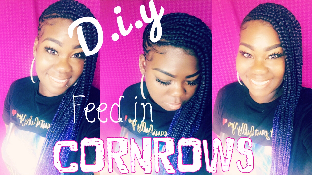 D.i.y feed in cornrows