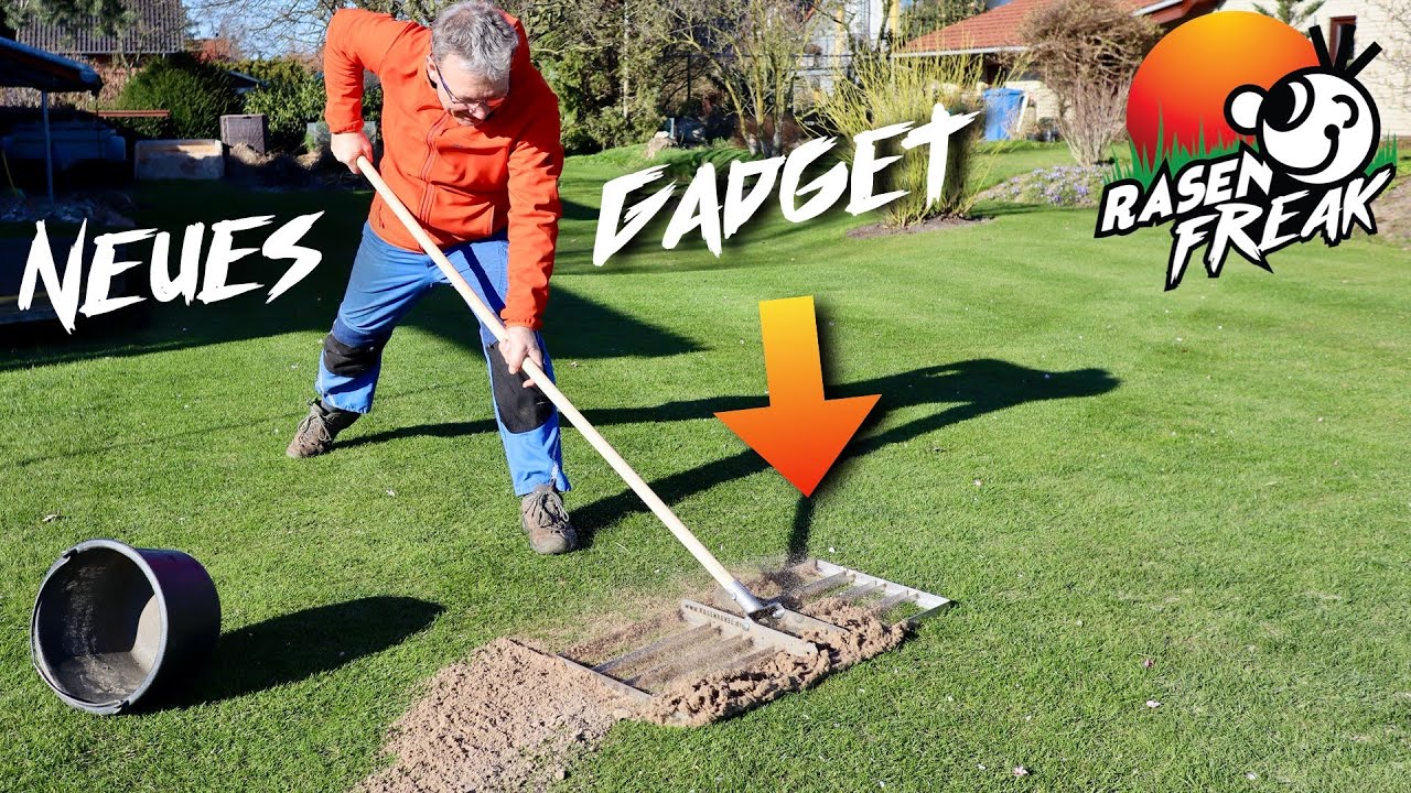 RASENRAKEL - der RASENFREAK testet sein neues Gadget