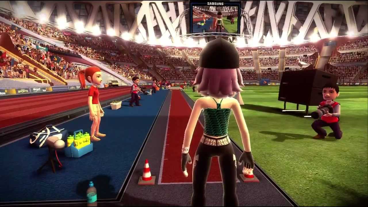 Kinect Sports Track and Field Xbox 360 с игрой TrinityQiTrance 720P