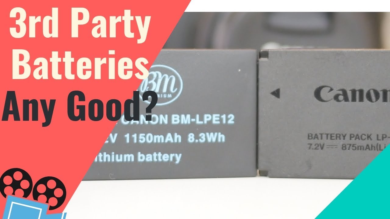 Canon LP-E12 Battery vs 3rd Party Battery for Canon M50