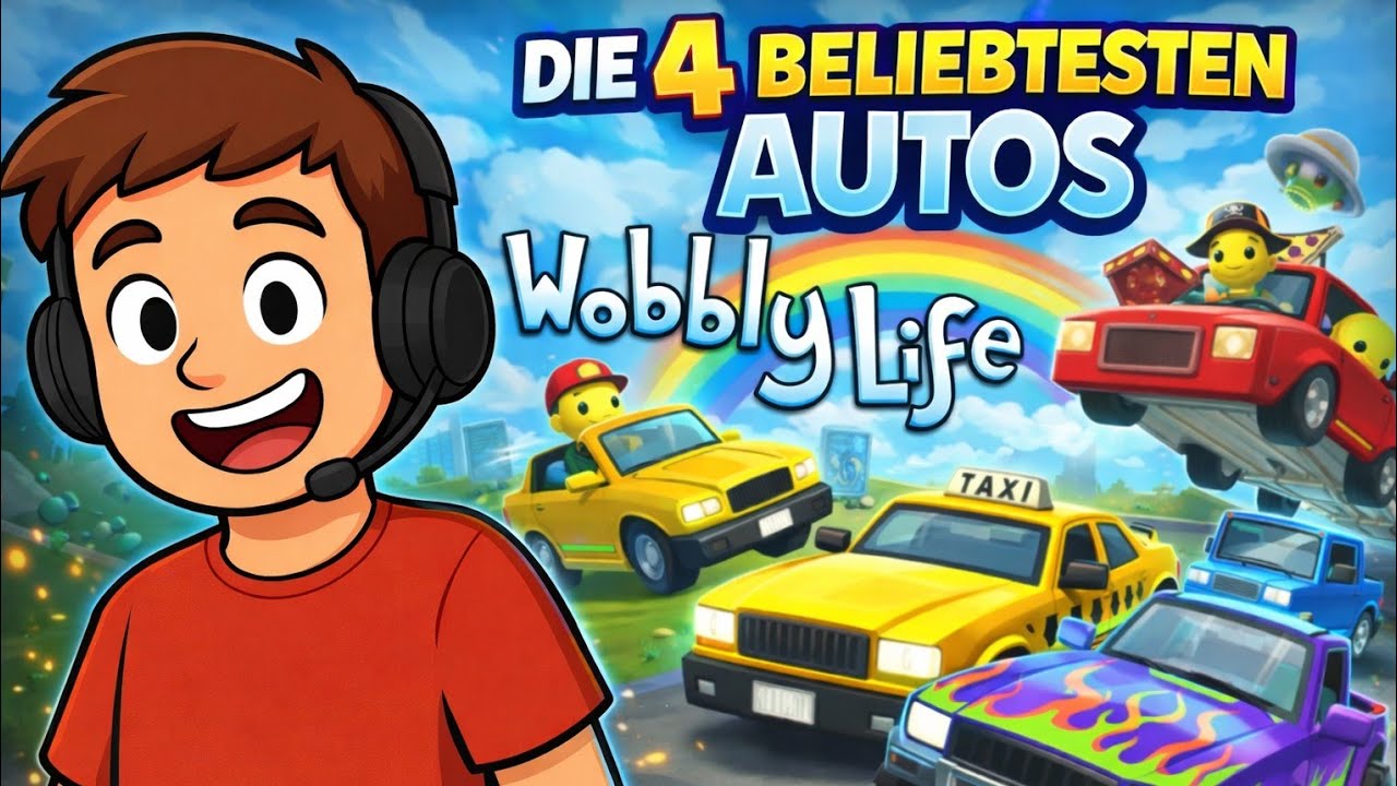 Die 4 beliebtesten Autos in Wobbly life! (mit Mikrofon )