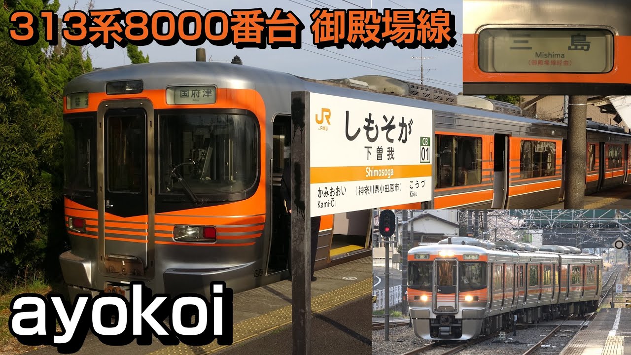 元セントラルライナー 313系8000番台 神奈川県初入線 御殿場線運用代走