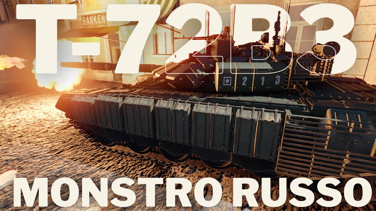 NUKE com o Monstro Russo no Campo de Batalha T-72B3 - War Thunder - 4K 60FPS