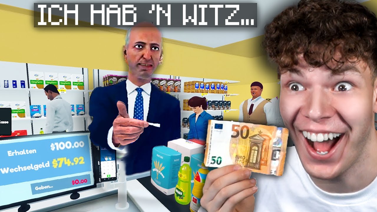Supermarkt Simulator, aber 50&euro; f&uuml;r WITZIGSTEN Kunden&hellip;